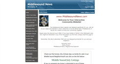 Desktop Screenshot of middlesoundnews.com